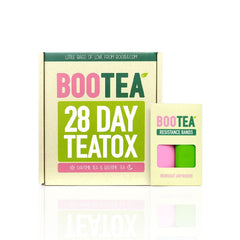 28 Day Teatox Resistance Bands Bundle Bootea